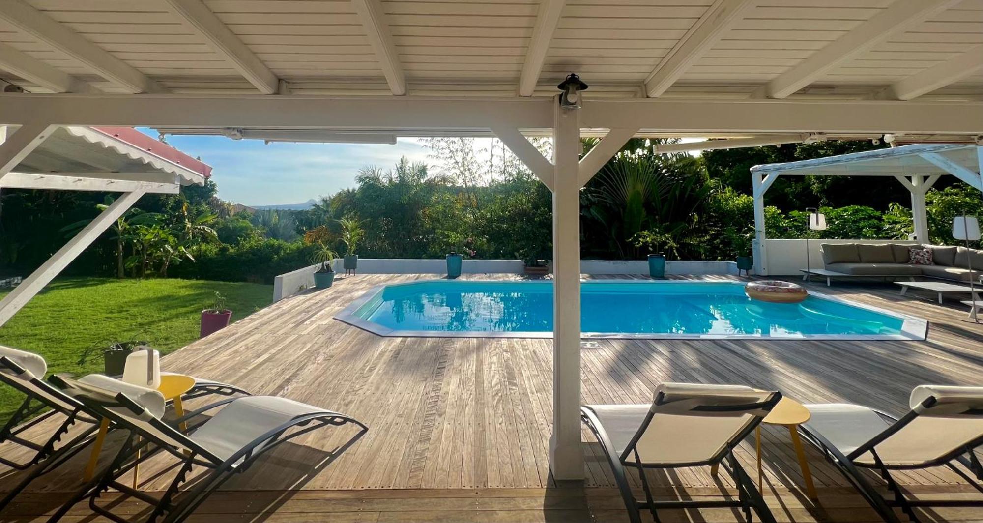 Spacieuse Villa Corossol Avec Piscine Et Jeux Exterieurs Le Gosier  Eksteriør bilde