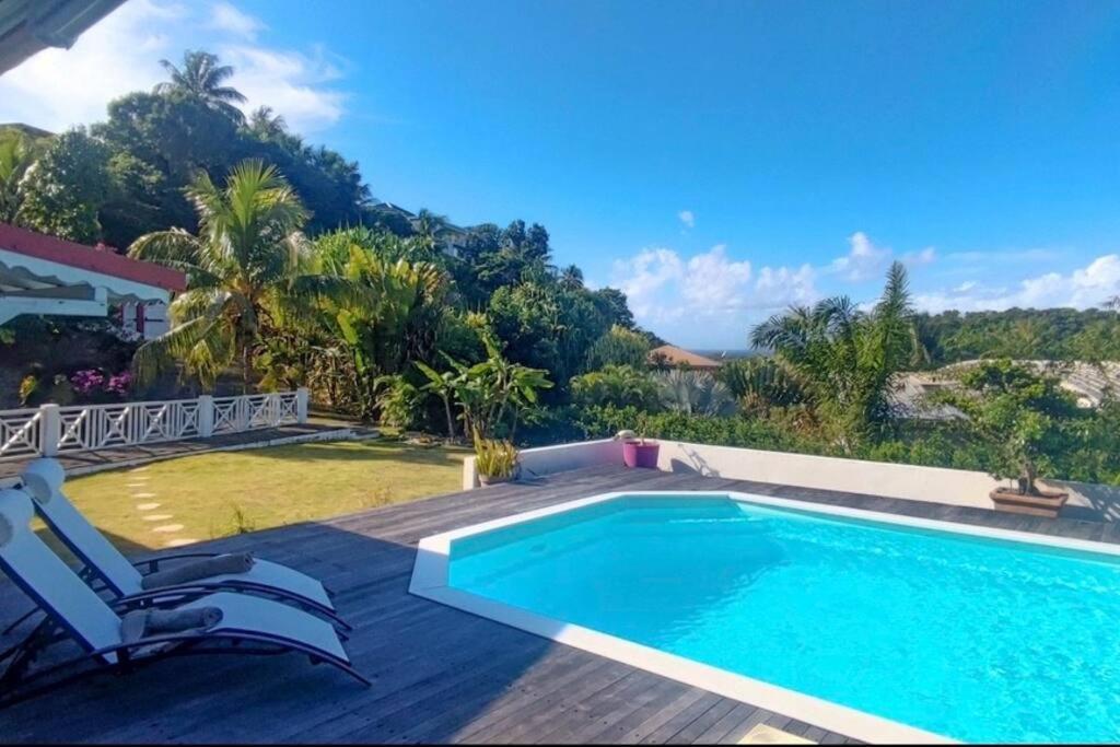 Spacieuse Villa Corossol Avec Piscine Et Jeux Exterieurs Le Gosier  Eksteriør bilde